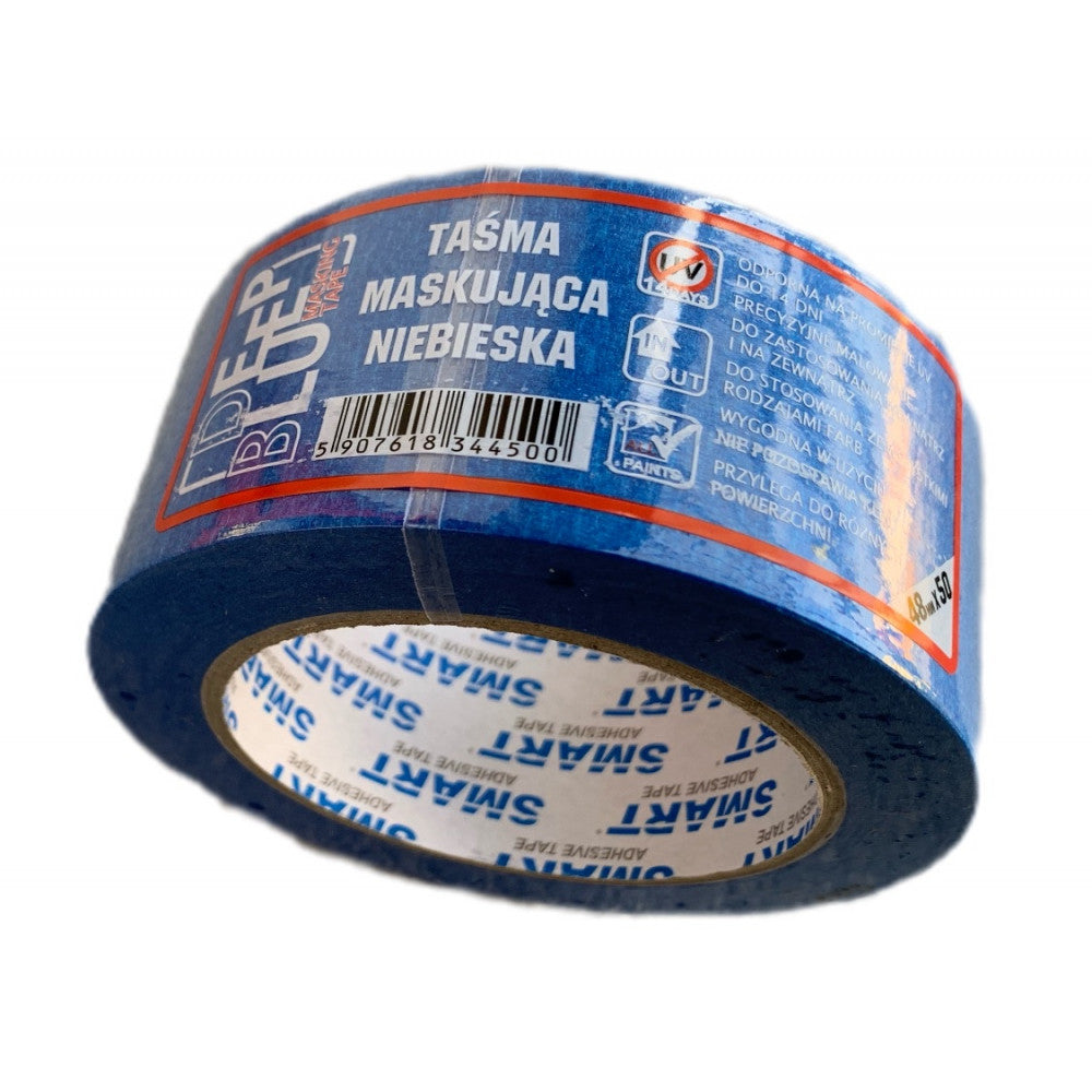 Taśma malarska maskująca niebieska 50mmx50mb