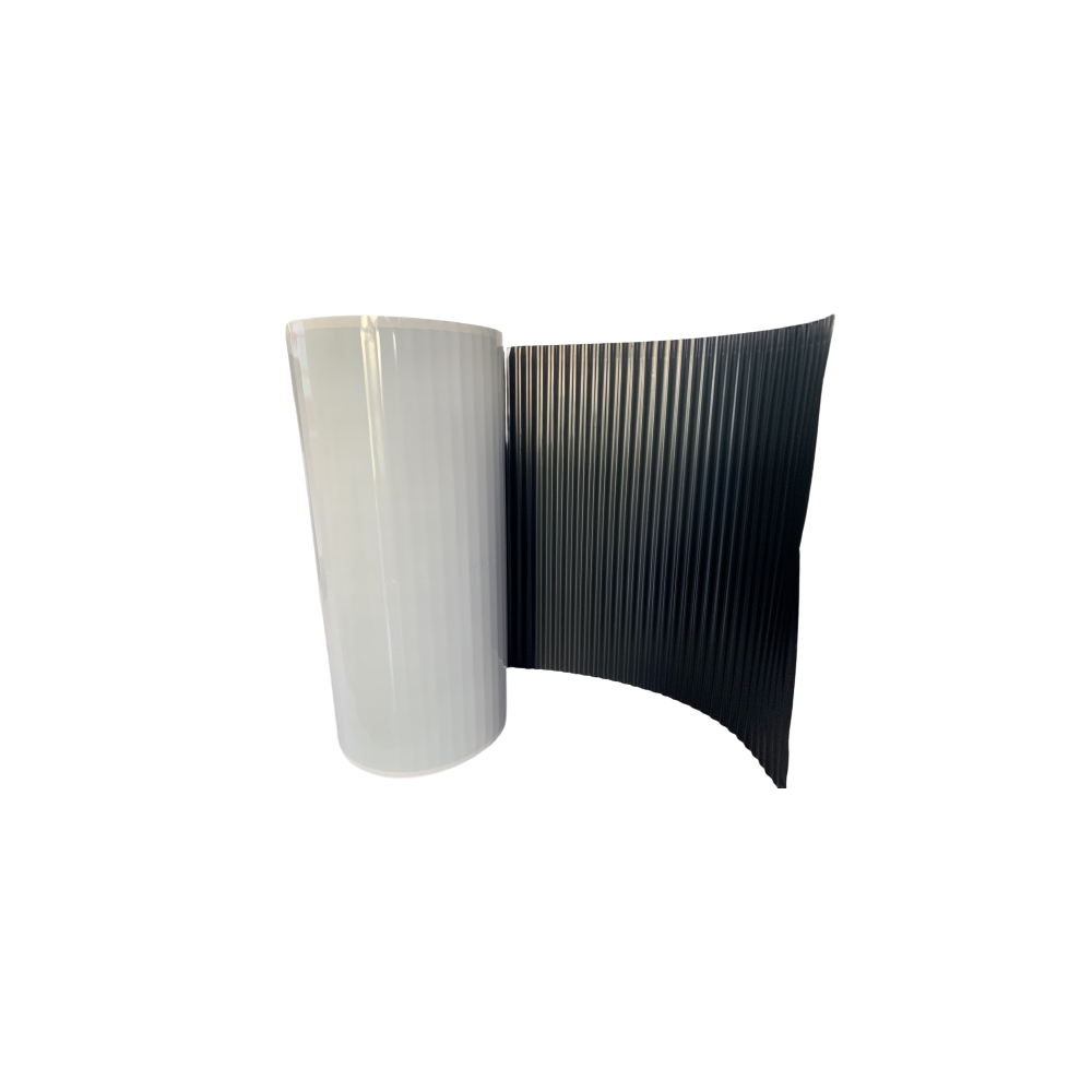 Taśma kominowa aluminiowa ryflowana 30cm x 50mb