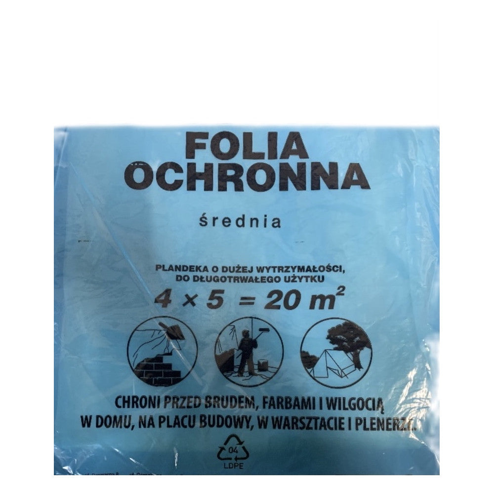 Folia malarska LDPE średnia 4mx5m/500g