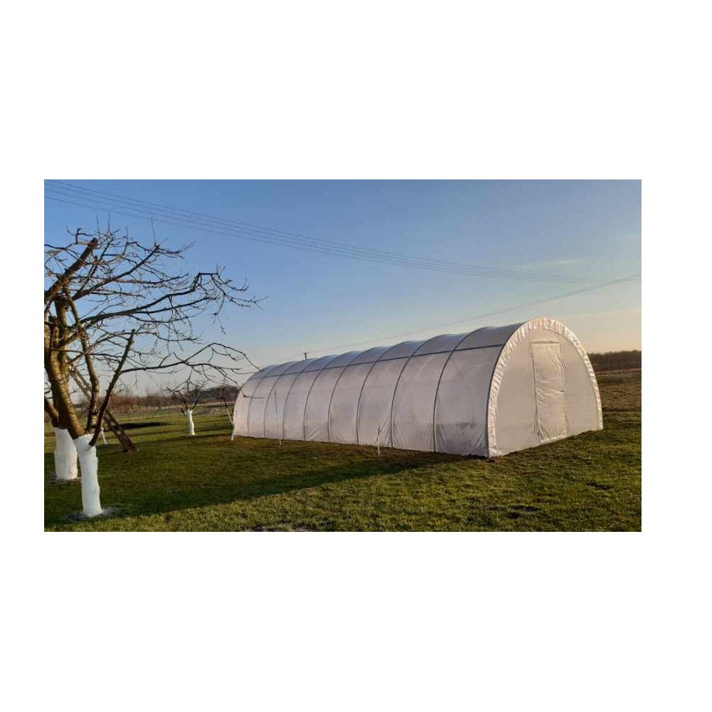 Folia ogrodnicza tunelowa UV10 z wgrzanym sznurkiem  wymiar 8m x 6,3mb